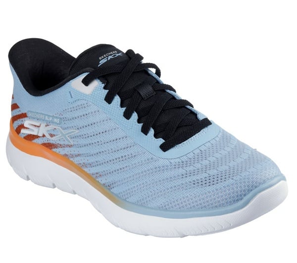 Buy Skechers SUMMITS ROENN  Sports Shoes (Blue) on EMI