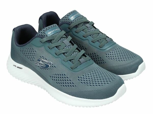 Buy Skechers BOUNDER  Sports Shoes (Slate) on EMI