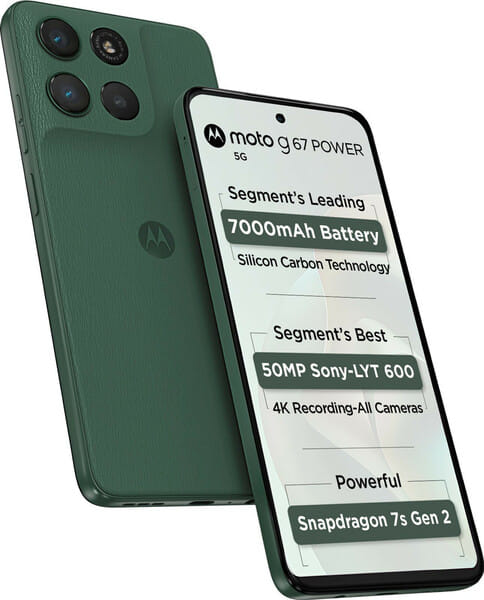 Buy MOTOROLA g67 power 5G (Pantone CILANTRO, 256 GB) (12 GB RAM) on EMI