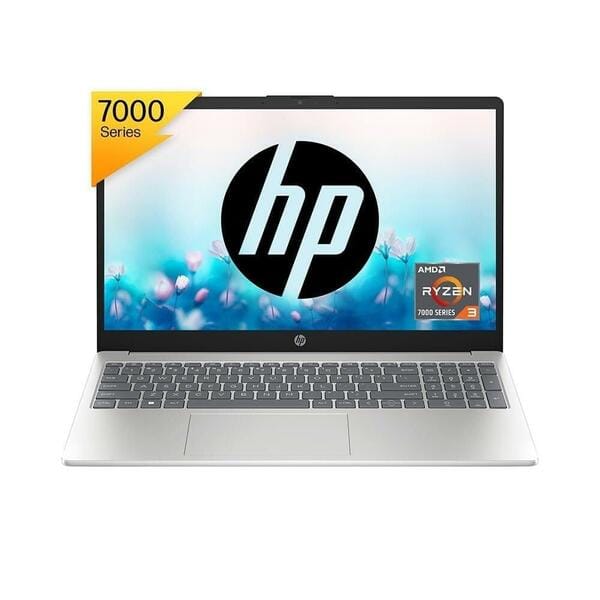 Buy HP 15s 15-FC0552AU Standard Laptop (AMD Ryzen 3 7320U/8 GB/512 GB SSD/AMD Radeon Graphics/Windows 11 Home/MS Office Home 2024 + 1 year M365 Basic/Full HD), 39.62 cm - 15.6 inch, Natural Silver on EMI