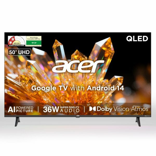 Buy Acer 127 cm (50 inches) Ultra V Series 4K Ultra HD Smart QLED Google TV AR50QDVGU2875BD on EMI