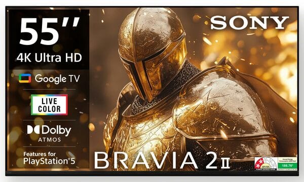 Buy Sony 139 cm (55 inches) BRAVIA 2M2 Series 4K Ultra HD Smart LED Google TV K-55S25BM2 on EMI