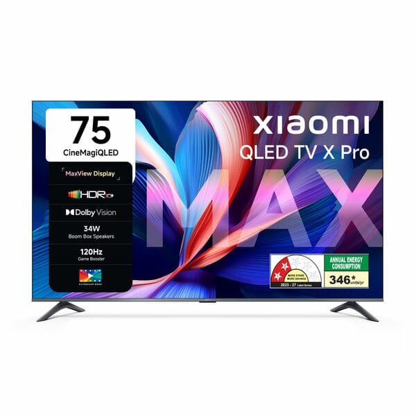Buy Xiaomi 189 cm (75 Inches) X Pro Series QLED 4K UHD Smart Google TV L75MB-APIN on EMI