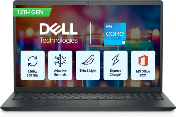 Buy DELL Inspiron 15 (2026) Microsoft Office Home 2024 Intel Core i5 13th Gen 1334U - (8 GB/512 GB SSD/Windows 11 Home) 3530 on EMI