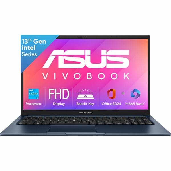 Buy ASUS Vivobook 15 (2025) with Office 2024 + M365 Basic*, Intel Core i3 13th Gen 1315U - (16 GB/512 GB SSD/Windows 11 Home) on EMI