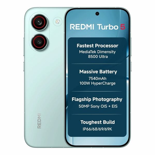 Buy Redmi Turbo 5 (Nitro Blue, 256 GB) (8GB RAM) on EMI