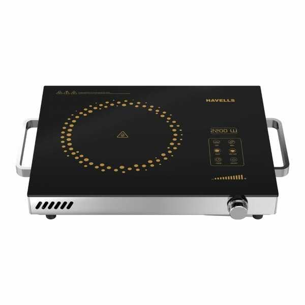 Buy HAVELLS 2200 W Infrared Cooktop Touch Panel (Black, GLO TC22) on EMI