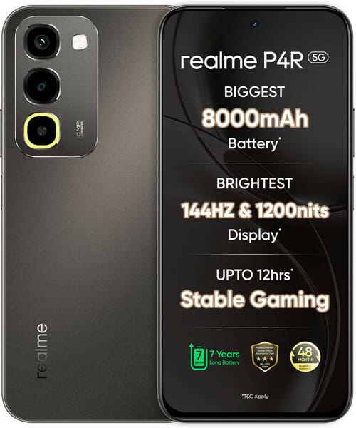 Buy Realme P4R 5G (Titanium Glare, 128 GB) (4 GB RAM) on EMI
