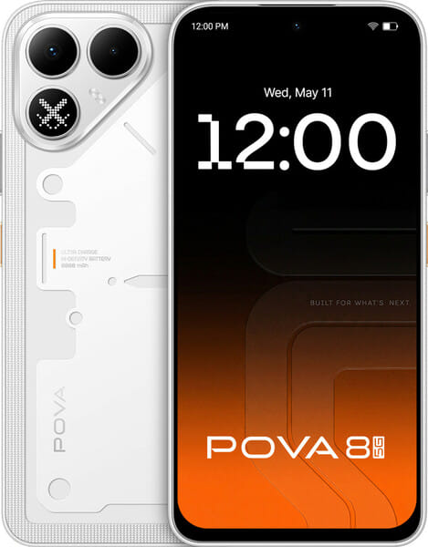 Buy Tecno Pova 8 5G (16 Bit White, 128 GB) (6 GB RAM) on EMI