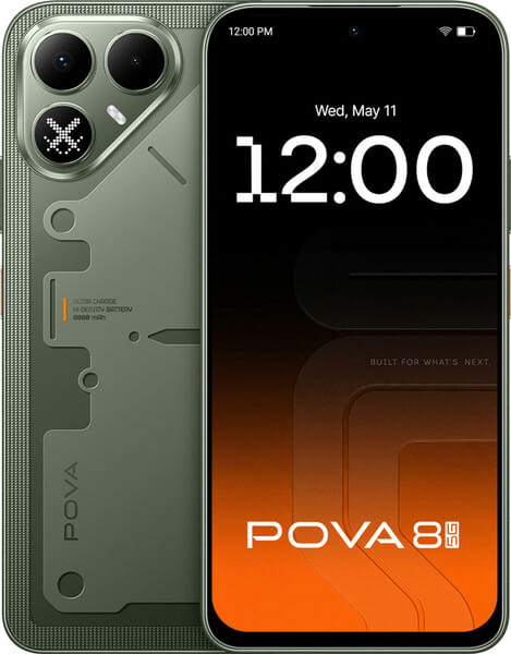 Buy Tecno Pova 8 5G (Terminal Green, 128 GB) (8 GB RAM) on EMI