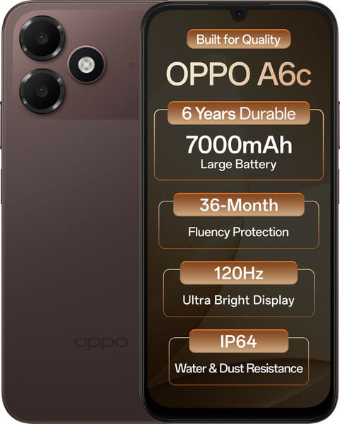 Buy OPPO A6c (Stone Brown, 128 GB) (4 GB RAM) on EMI