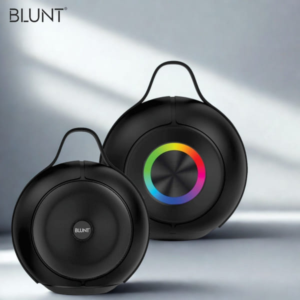 Buy BLUNT SOUNDWAVE B5 – 15W RGB Bluetooth Speaker with 12H Playtime, TWS, FM & More(Black) on EMI