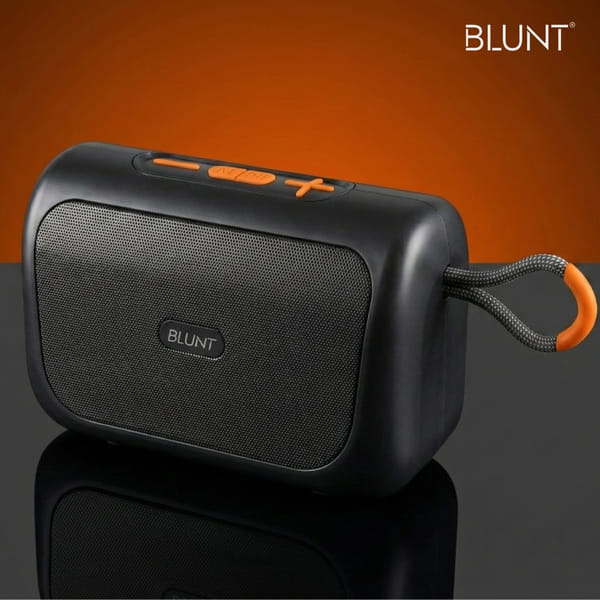 Buy BLUNT SOUNDWAVE S4 - 10W Portable Bluetooth Speaker with TWS, FM, SD Card & Volume Control(Black) on EMI