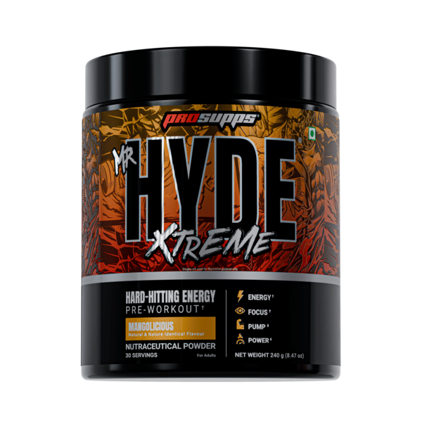 Buy Prosupps Hyde Xtreme Pre Workout - 30 Servings | Mangolicious on EMI