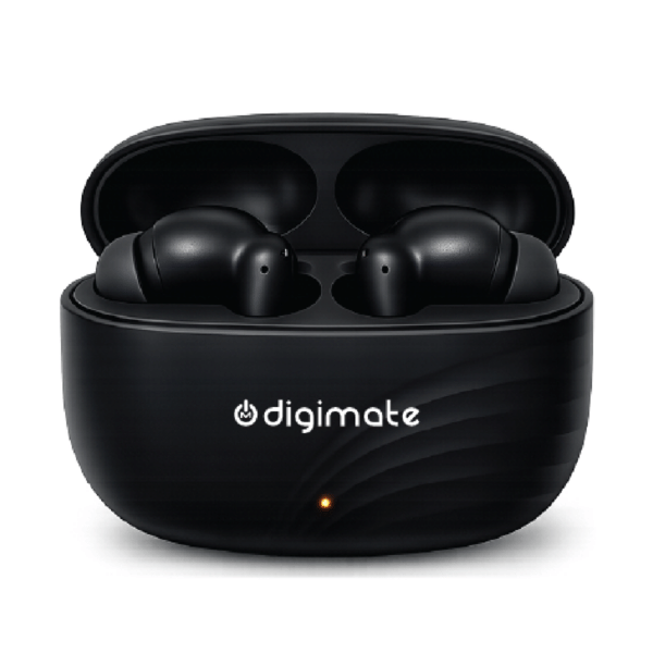 Buy Digimate Raaga Wireless Earbuds with 100Hrs Playtime, Bluetooth 5.4, 10MM Driver, IPX4 Water Resistant, HD Mic, Type-C Charging on EMI