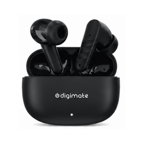 Buy Digimate No9oise Wireless Earbuds with Ai-ENC Technology, 180Hrs Playtime, Bluetooth 5.4, 13MM Driver, HD Dual Mic, Type-C Charging, 300mAh Battery on EMI