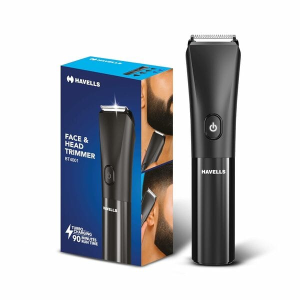 Buy Havells Beard & Hair 7 in 1 Trimmer |2-in-1 Special Blade| Comes with 4 Beard & 2 Hair Combs|Type C Turbo Charge|No Nicks & Cuts|2 Year Guarantee|BT4001 on EMI