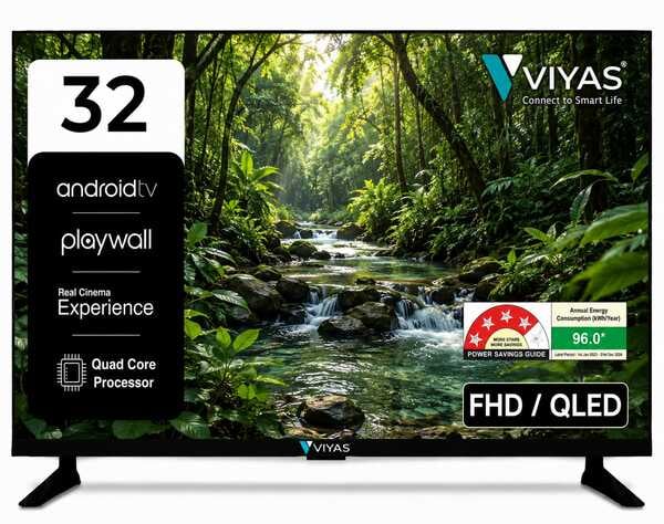 Buy VIYAS Slim 80cm(32inch) HD Ready LEDTV  (VCI 32"SFL)(Model:-2026) on EMI