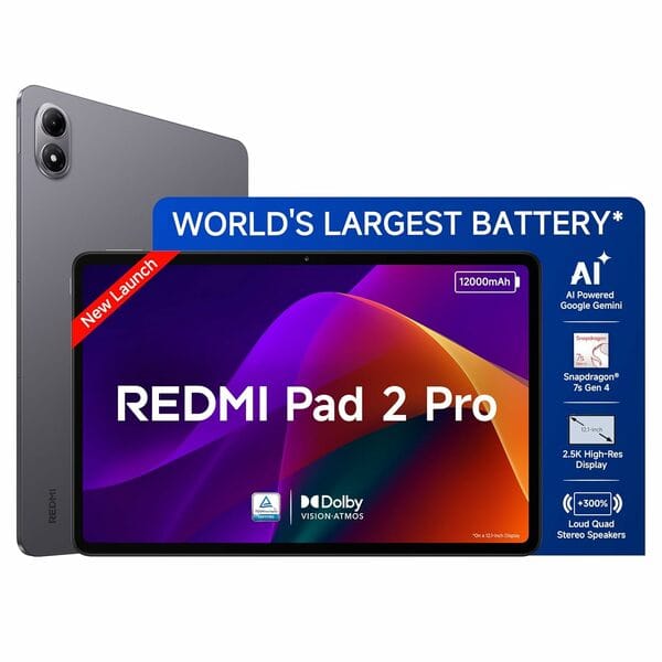 Buy Redmi Pad 2 Pro Graphite Grey 8 GB + 128 GB Wifi Only on EMI
