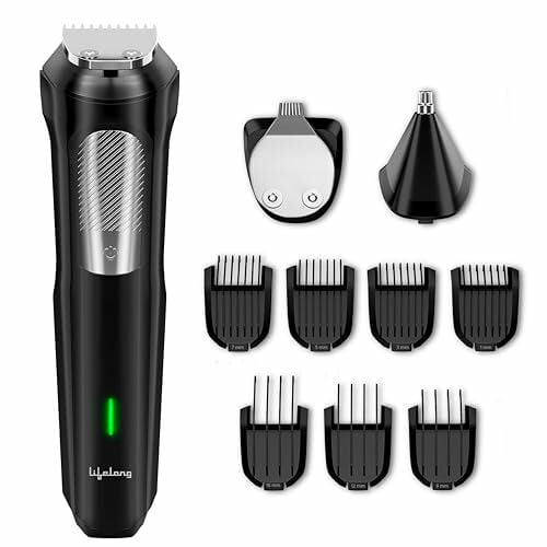 Buy Lifelong Trimmer for Men All in One|Trimmer Men Beard| Full Body Groomer for Man, Grooming Kit for Hair, Nose, Ear, Private Parts|Shaving Machine with 7Combs, 1.5Hr TypeC, 2HrRuntime, 9000RPM on EMI