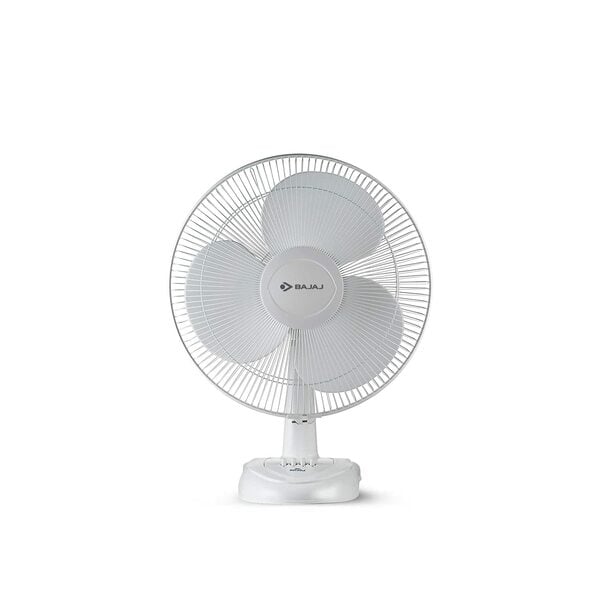 Buy Bajaj Esteem 400 MM Table Fan Full Copper Motor (White) on EMI