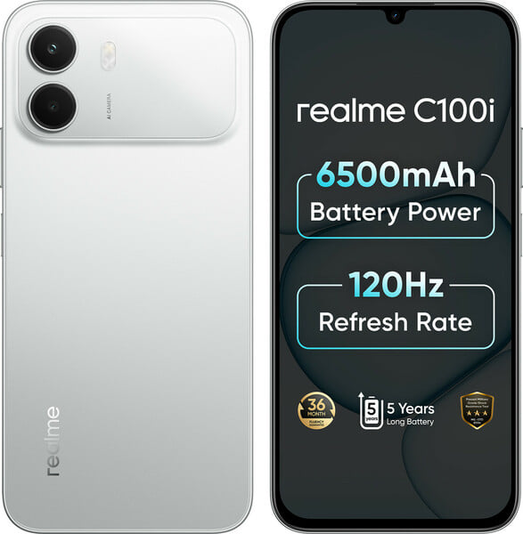 Realme C100i (Skyline Silver(4 GB & 64 GB)
