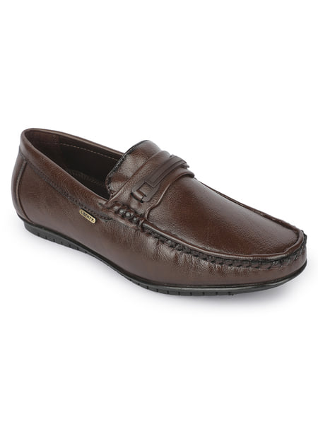 Buy Liberty Fortune AOL-24 Brown Casual Non Lacing Loafers for Men on EMI