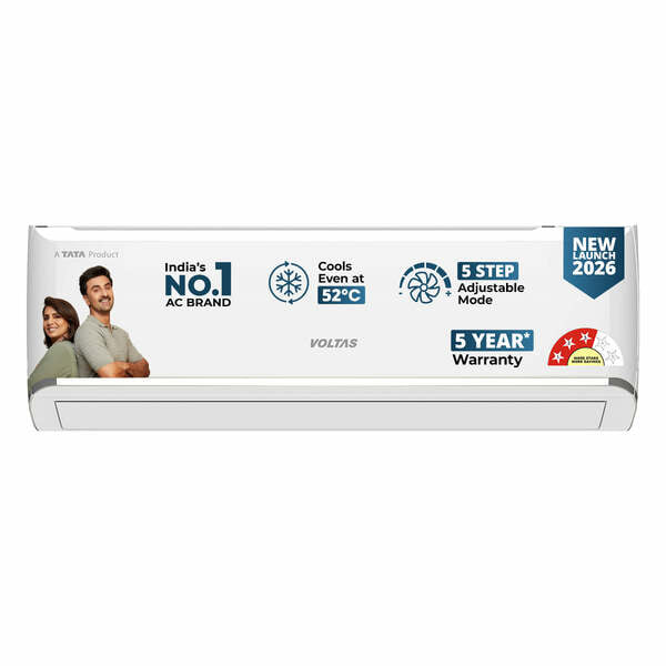Buy Voltas Split Air Conditioner, 1.5 Ton, 3 Star - 183INV Vectra Zen Silver on EMI