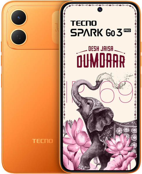 Buy Tecno Spark Go 3 Pro 4G (Sunrise Orange, 64 GB) (4 GB RAM) on EMI