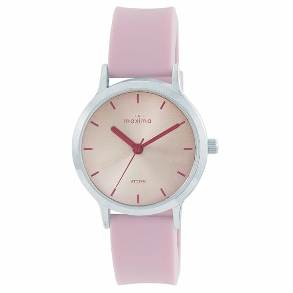 Buy Maxima Attivo Analouge Watch Collection for Women (Pink Strap) on EMI