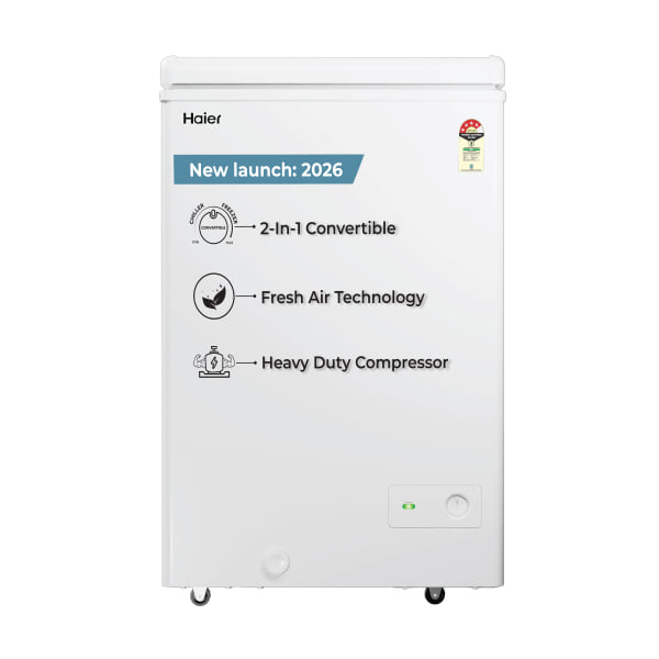 Buy Haier 145L, Single Door Hard Top Convertible  Deep Freezer on EMI