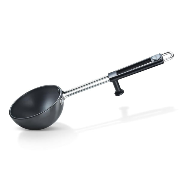 Buy Prestige Hard Anodised Tadka Pan 10 cm | Stay Cool Handle | Built-in stand | Metal Spoon Friendly | Base Thickness 3 mm | 2Y Warranty | ISI Certified on EMI