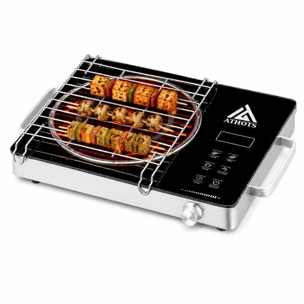Buy Athots 2200 W Infrared Cooktop Touch Panel (Black, PRO Induction Cooktop) on EMI