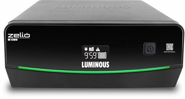 Buy Luminous Zelio M 1200 Sine Wave Inverter Ideal for Home,Office & Shops on EMI