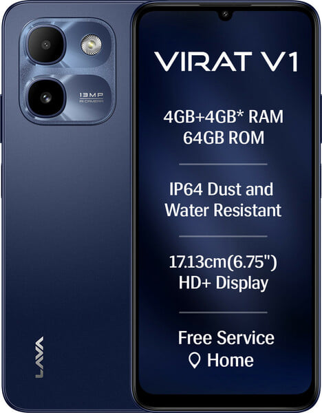 LAVA Virat V1 4G (Nilgiri Blue, 64 GB) (4 GB RAM)