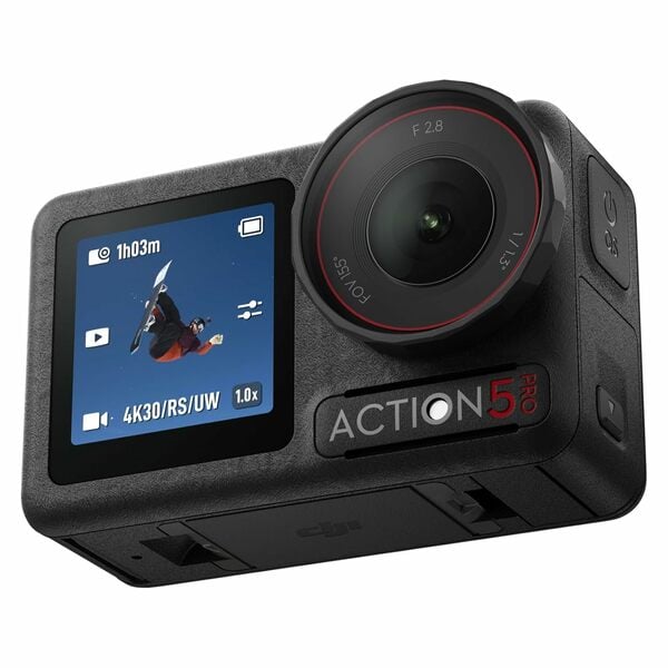 Buy DJI Osmo Action 5 Pro Standard Combo, Waterproof Camera with 1/1.3" Sensor, 4K/120fps Video, Subject Tracking, Stabilization, Dual OLED Touchscreens, Action Camera 4K Ideal for Sports, Vlog on EMI