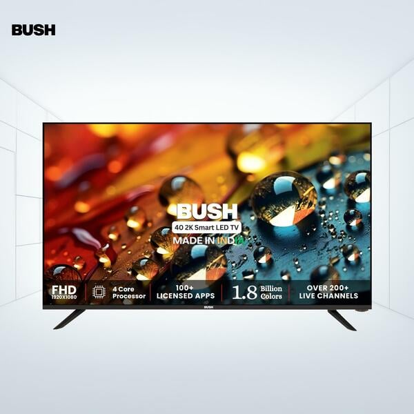 Buy Bush 100 cm (40 inch) Full HD Smart LED TV, Black, JMK40 on EMI