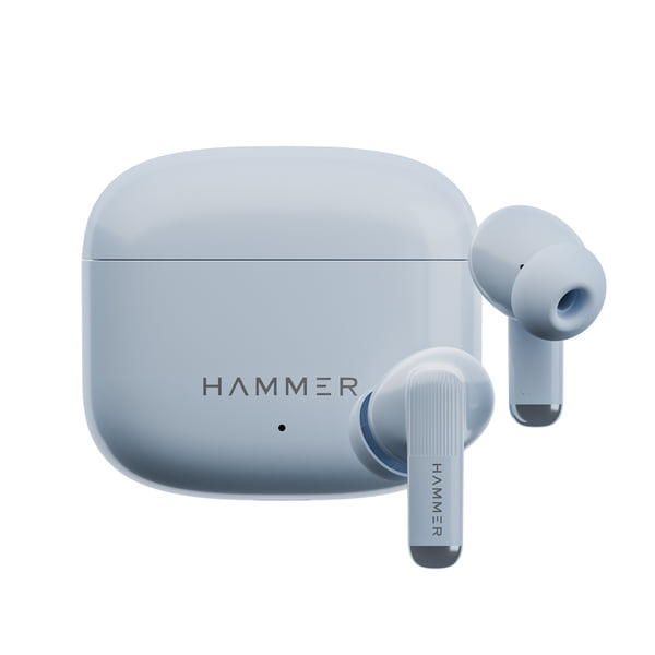 Buy Hammer Solo Earbuds with 80H Playtime, Bluetooth v6.0, 13mm Drivers, Fast Charging, Blue on EMI