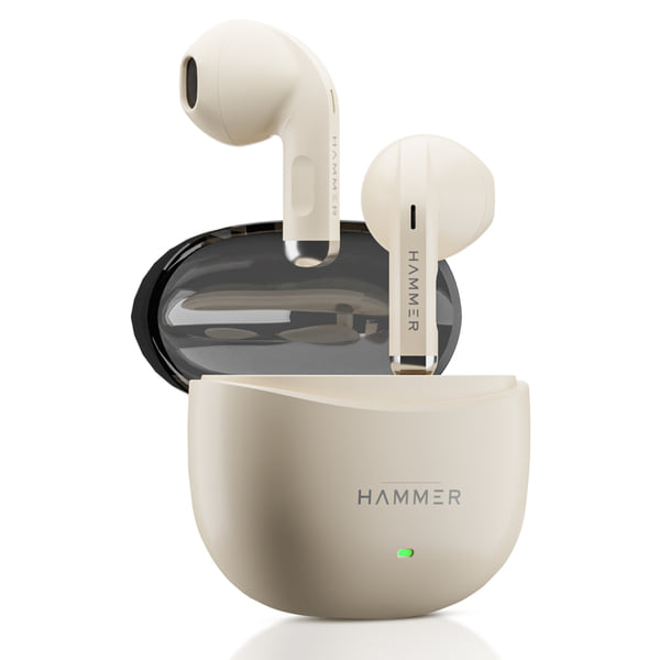 Buy Hammer Ultra Pods Wireless Earbuds, 50 Hrs Playtime, Type-C Tws, 13mm Drivers, Touch Controls (Beige) on EMI
