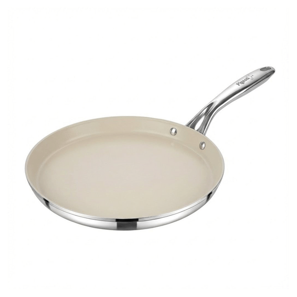 Buy Pigeon CerraSteel Ceramic Flat Tawa|Stainless Steel Clad Non-Stick Dosa |CERASTEEL 19004626 on EMI