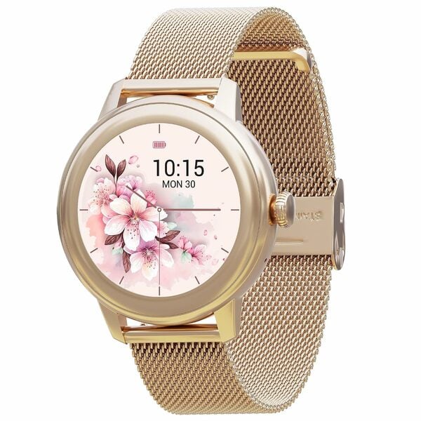 Buy Maxima Max Pro Bliss 1.19" Ultra HD Display 600 Nits, BT Calling, Premium Metallic with 100+ Sports Modes, SpO2, Heart Rate Monitoring (Rose Gold) on EMI