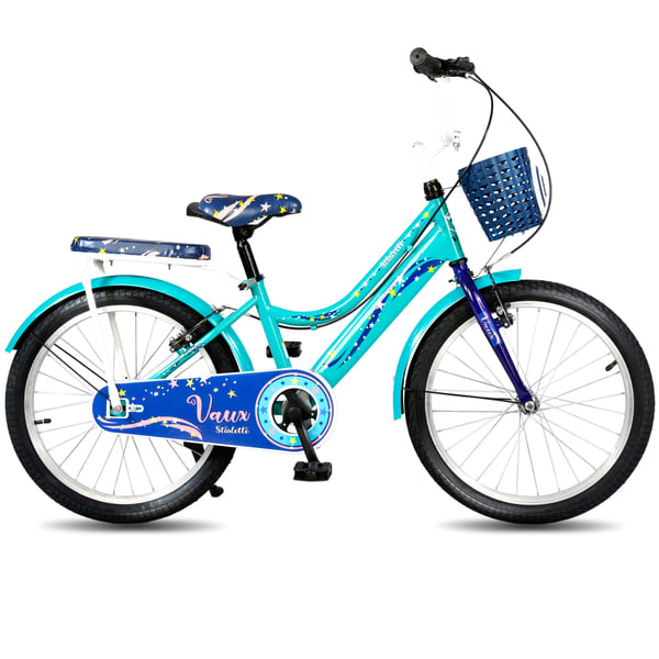 Buy Vaux Starlette 20T Kids Cycle for Girls with Alloy Rims,Cushioned Backseat, Steel Frame, V-Brakes, for Age Group 5 to 8 Years(Green) on EMI