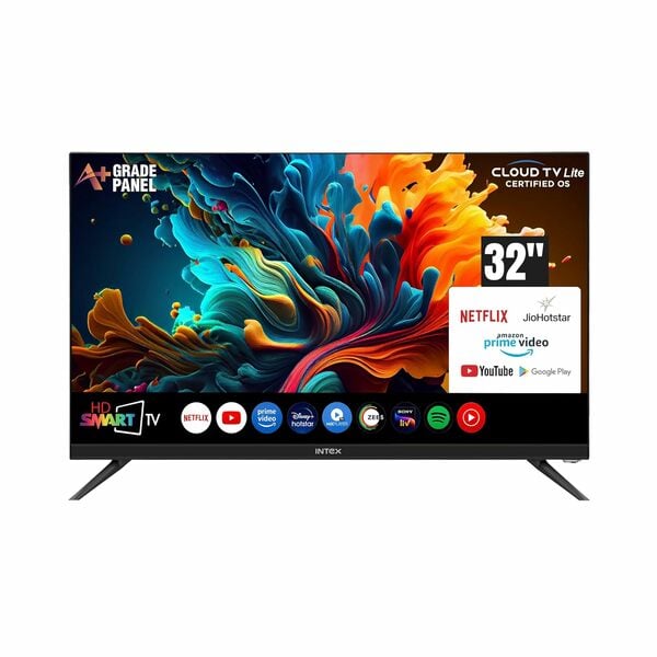 Buy Intex 80 cm (32 Inch) HD Ready Smart Cloud TV with Android 9.0 | A+ Grade Panel | Frameless Design | SHF32111 on EMI