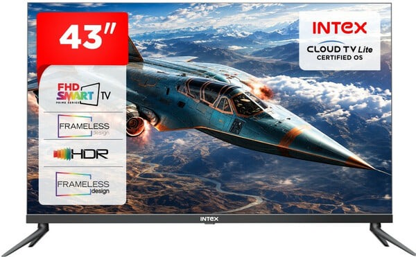 Buy Intex 109 cm (43 Inches) Frameless Full HD Smart LED TV | Android 11 | HDR | 24W Sound | LED-SFF4340 on EMI