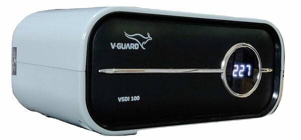 Buy V-Guard VSDI 100 Voltage Stabilizer for Inverter Refrigerators & Deep Freezers | 120V–280V, 4A on EMI