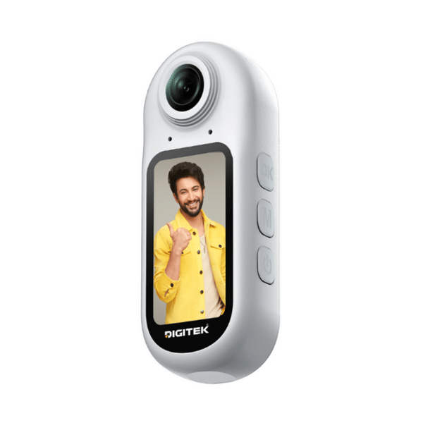 Buy Digitek DAC 103 Action Thumbs Camera 4K HD 1.5 Inch LCD Wi-Fi 140 Degree Lens (White) on EMI